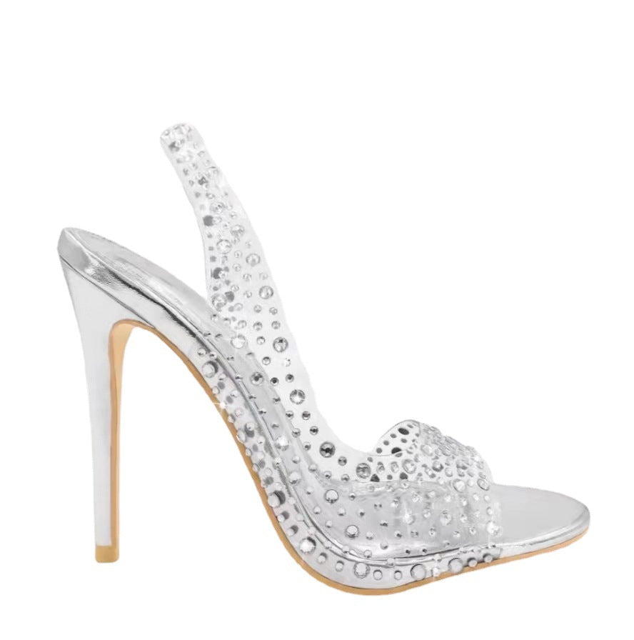 Transparent Fashion Pointed Toe Heels