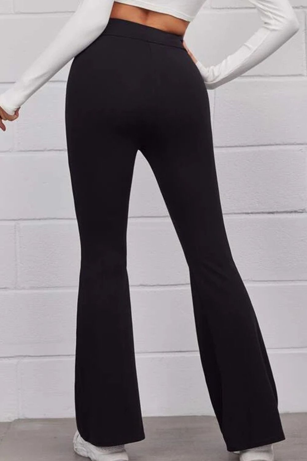 Pantalon évasé à enfiler